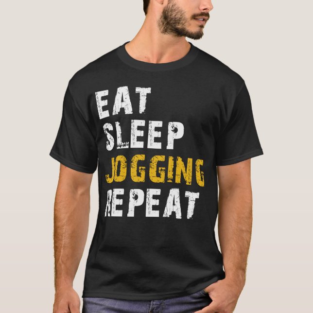 T-shirt répéter le jogging en veille (Devant)