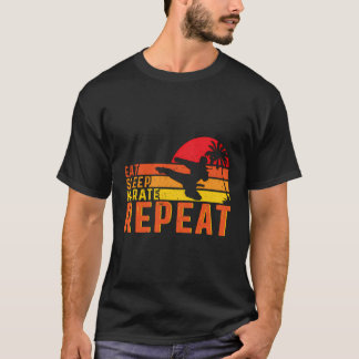 T-shirt Répéter le karaté du sommeil