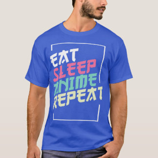 T-shirt Répéter le sommeil du repas