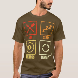 T-shirt Répéter les billard du sommeil