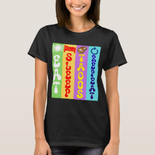 T-shirt répéter les tacos de sommeil