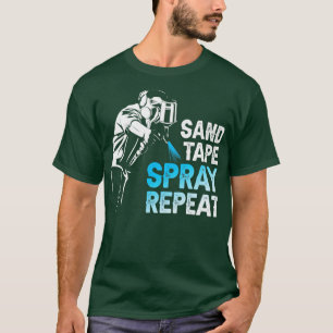 T-shirt Répétition de la bande de sable