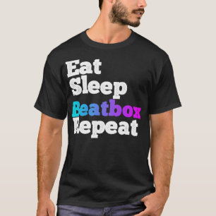 T-shirt Répétition de la beatbox du sommeil
