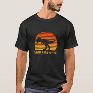 T-shirt Répétition de la flèche du coucher du soleil