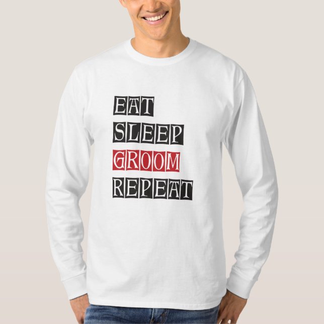 T-shirt Répétition de la pièce de sommeil (Devant)