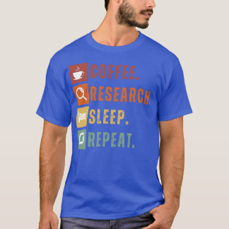 T-shirt Répétition de la recherche sur la consommation de 