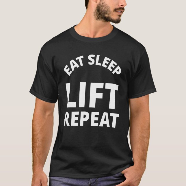 T-shirt Répétition de l'ascenseur du sommeil (Devant)
