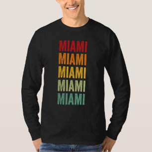 T-shirt Répétition de Miami Rainbow Miami City