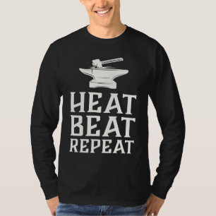 T-shirt Répétition de rythme de chaleur  Forge de travail 