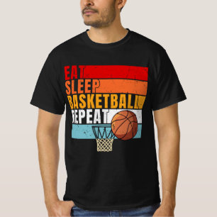 T-shirt Répétition du sommeil du basket-ball pour le joueu