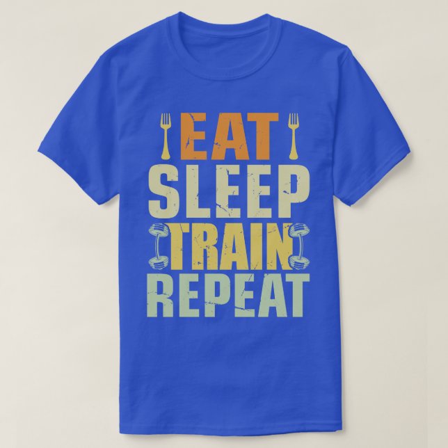 T-shirt Répétition du train du sommeil (Design devant)