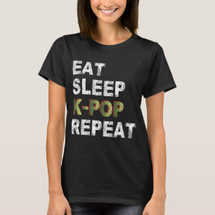 T-shirt Répétition K-Pop du sommeil
