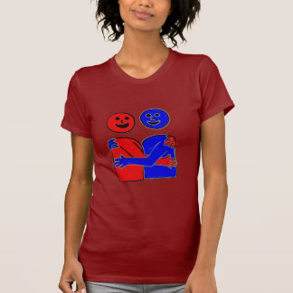 T-shirt Répétition LIBRE de sourire d'étreintes