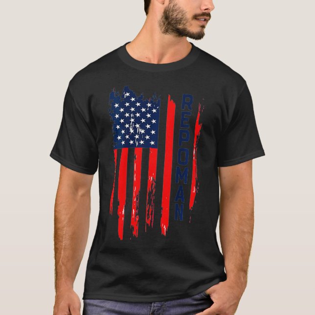 T-shirt Repo Patriotic Repossession Agent  (Devant)
