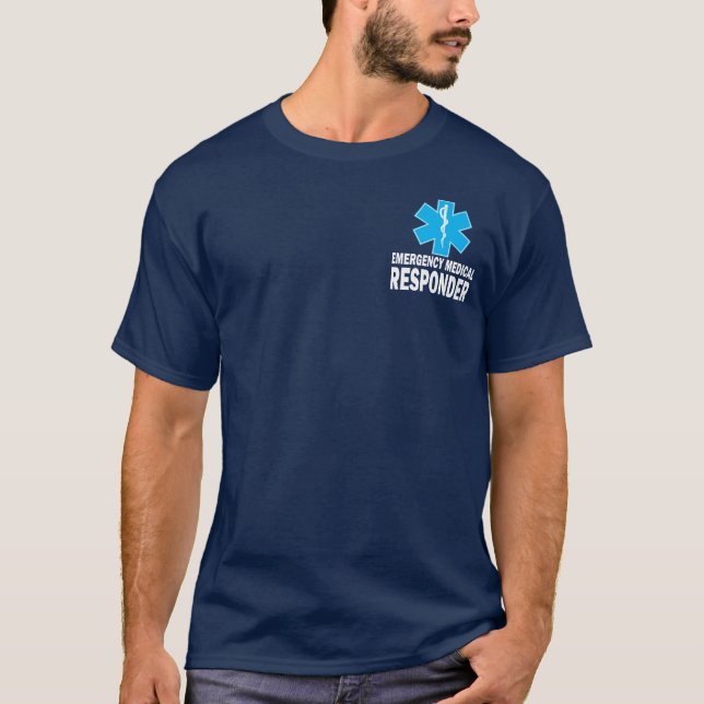 T-shirt Répondeur Médicale de secours (Devant)