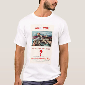 T-shirt Répondez-vous à l'appel ? (US02111)