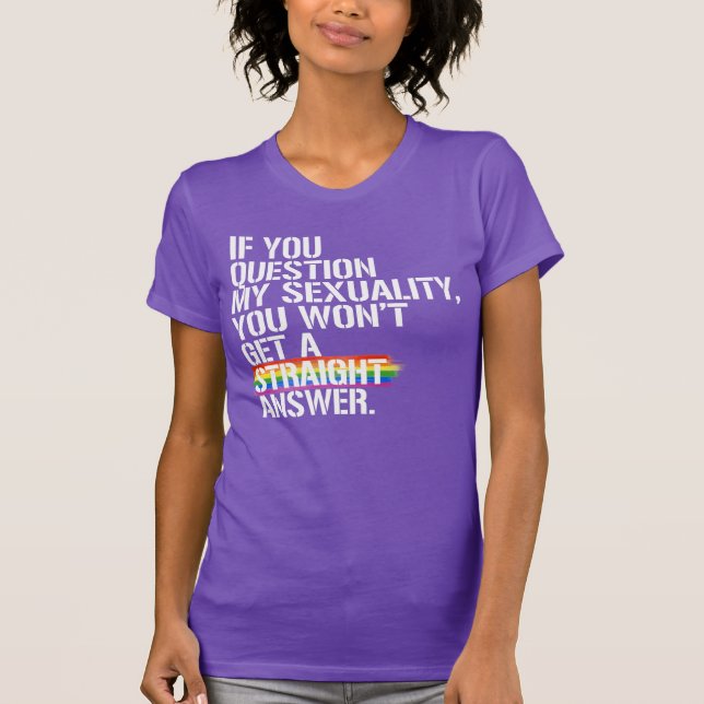 T-shirt Réponse directe (Devant)