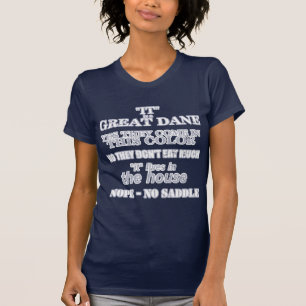 T-shirt Réponses de marche de great dane