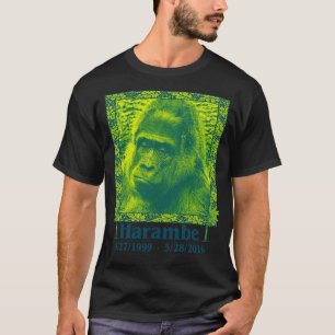 T-shirt Repos commémoratif Harambe en paix