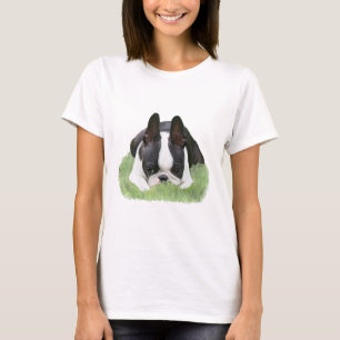 T-shirt Repos de chiot de terrier de Boston