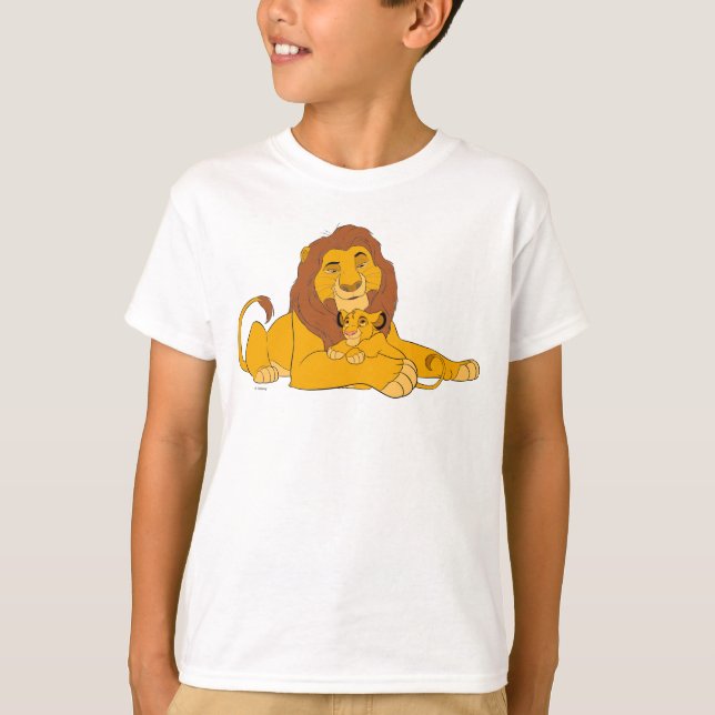 T-shirt Repos de Mufasa et Simba (Devant)