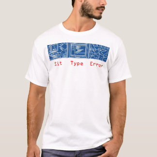 T-shirt Reposez-vous, dactylographiez, erreur