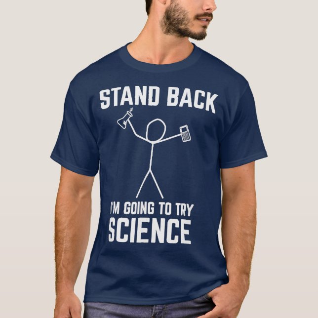 T-shirt Reposez-Vous Je Vais Essayer Science Drôle Chem (Devant)