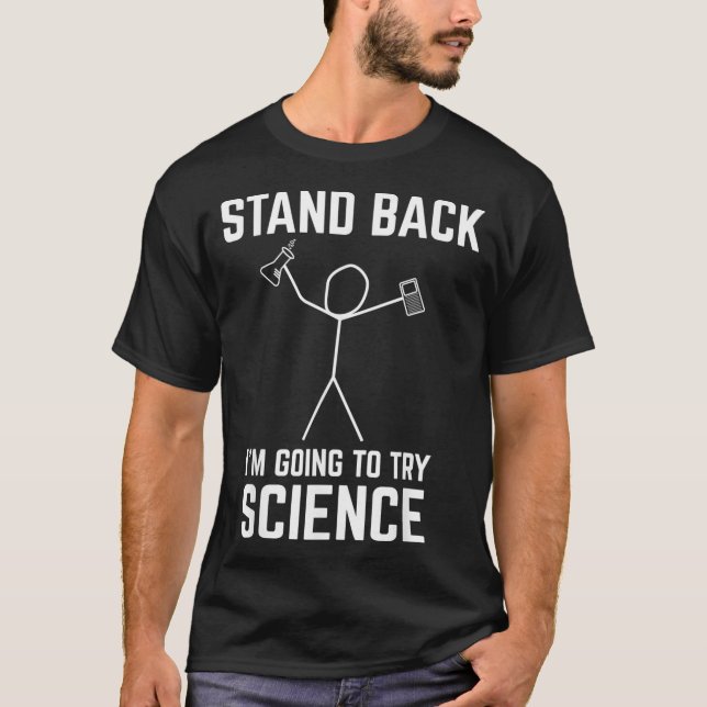 T-shirt Reposez-Vous Je Vais Essayer Science Drôle Chem (Devant)