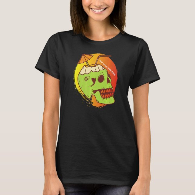 T-shirt Reposez-Vous Quand Votre Crâne Et Vos Os Morts (Devant)