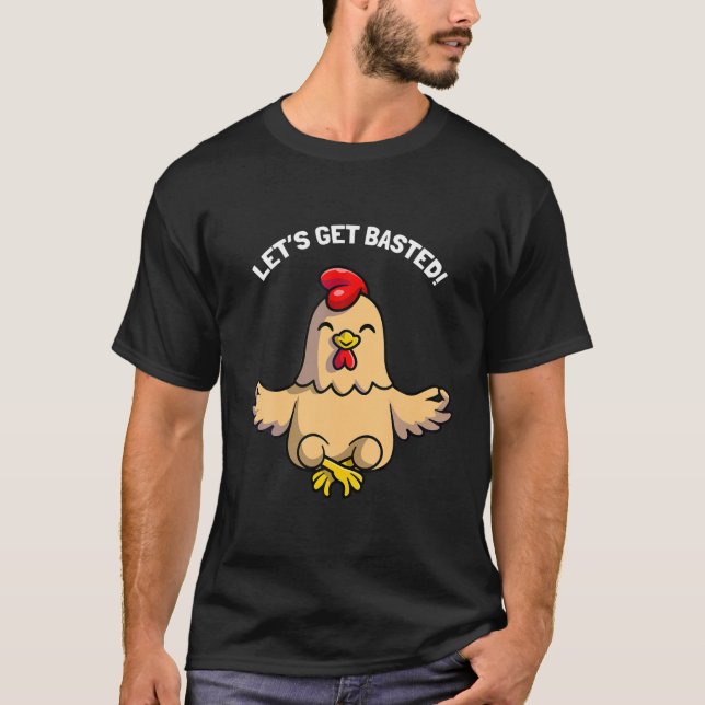 T-shirt Reposons-nous, fête de la Turquie, Thanksgiving T  (Devant)