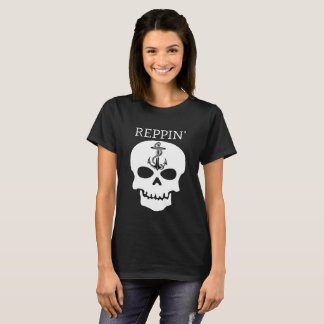 T-shirt Reppin'S East Coast skull Lighthouse Route T-Sh