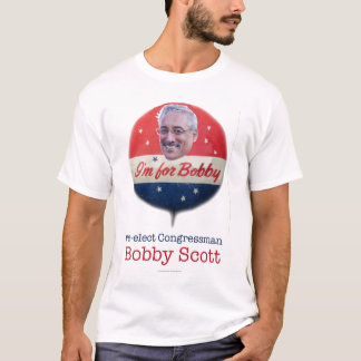 T-shirt Représentant. Bobby Scott pour le congrès "bouton"