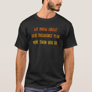 T-shirt représentant de l'enregistrement des patients d'as