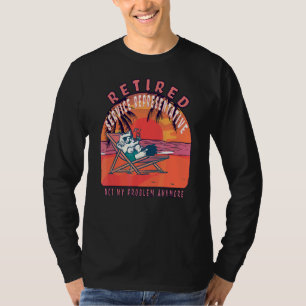 T-shirt Représentant du service à la retraite Retraite Vin