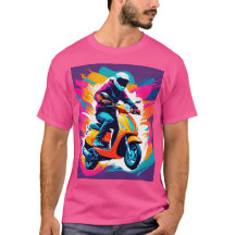 Représentation artistique colorée d'une personne à