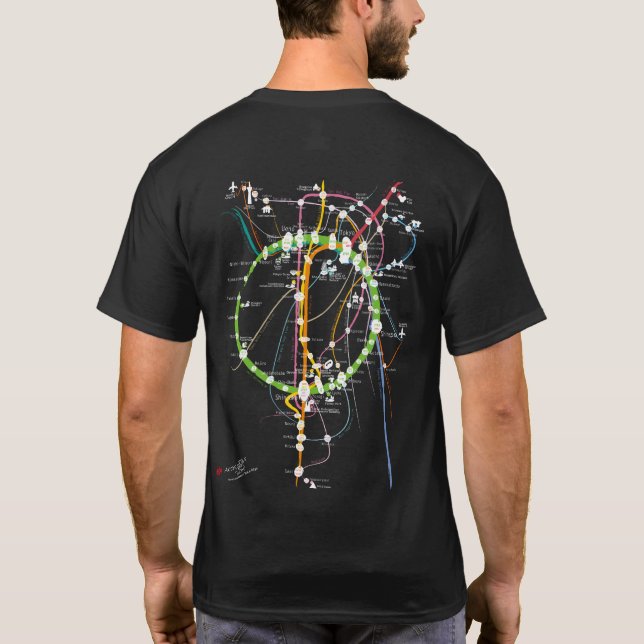 T-shirt Reprise avant Accès à un site à Tokyo (Dos)