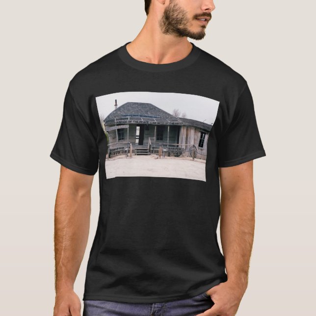 T-shirt Reproduction de tribunal et de prison d'haricot de (Devant)