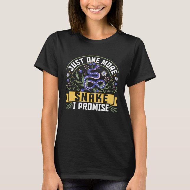 T-shirt Reptile de serpent de animal exotique juste un ser (Devant)