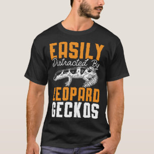 T-shirt Reptile Leopard Gecko Lizard Herpétologie Animaux