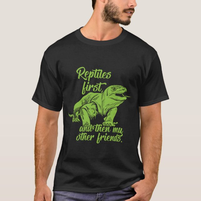 T-shirt Reptiles amants (Devant)