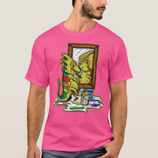 T-shirt Reptiles Panther Chameleon Couleur Changer Animal