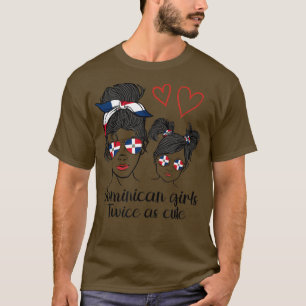 T-shirt Republica dominicana Pour fille dominicaine mère p