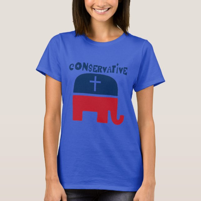 T-shirt Républicain conservateur (Devant)