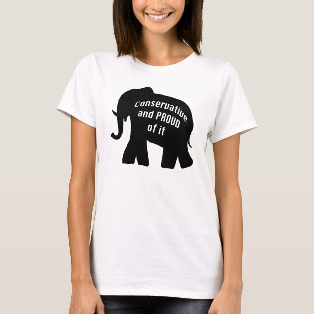 T-shirt Républicain conservateur (Devant)