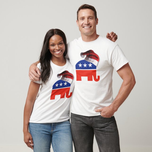 T-shirt Républicain de Noël (Unisexe)