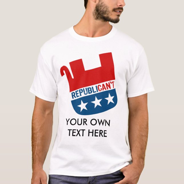 T-SHIRT REPUBLICAN'T (Devant)
