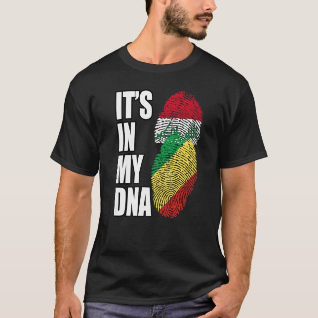 T-shirt République Congolaise Et Iraquienne Mélangent Le P (Devant)
