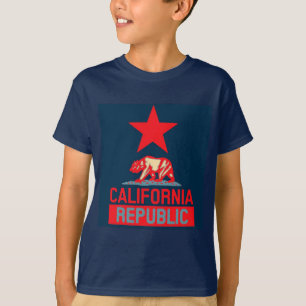 T-shirt République de Californie à l'esprit urbain