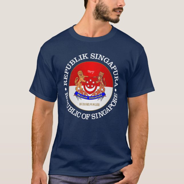 T-shirt République de Singapour (Devant)