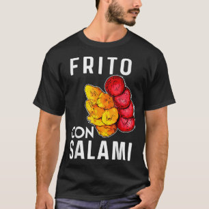 T-shirt République Dominicaine Alimentation Frito Con Sala